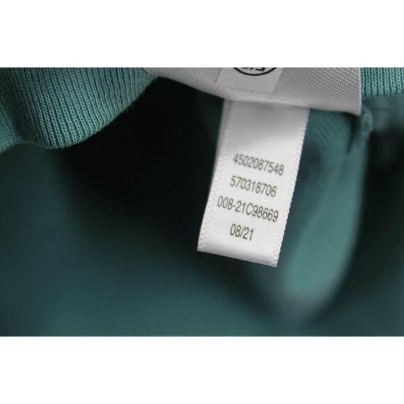 Chico's Sweatshirt Size Medium Green Lucie Sailor Button Long Sleeve Women - Picture 5 of 8